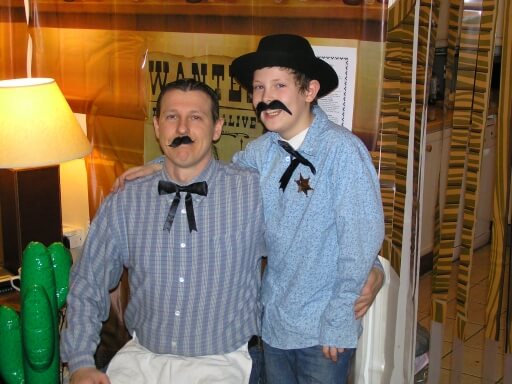 Way out West Expanded for kids – bartender and sheriff 
											– Dave Pollock